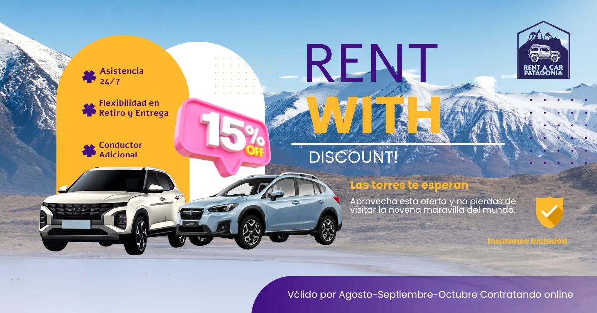 Descuentos de temporada Rent a car Patagonia - En puerto Natales